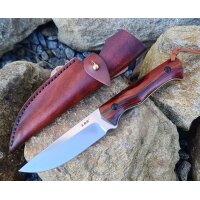 Sanrenmu S771 Jagdmesser 14C28N Stahl Sandelholz...