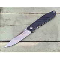 Sanrenmu 1158 Messer 8Cr13MoV Stahl G10 Griff schwarz