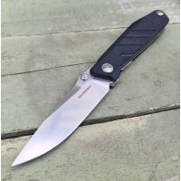 Sanrenmu 1158 Messer 8Cr13MoV Stahl G10 Griff schwarz