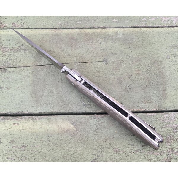 Sanrenmu 1158-GW Messer 8Cr13MoV Stahl G10 Griff desert