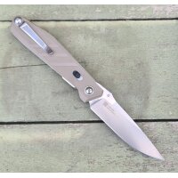 Sanrenmu 1158-GW Messer 8Cr13MoV Stahl G10 Griff desert