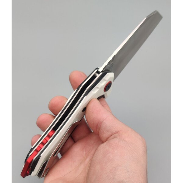 CJRB Cutlery Tigris Linerlock AR-RPM9 White