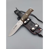 Cudeman MT-5 N695 Stahl Canvas Micarta