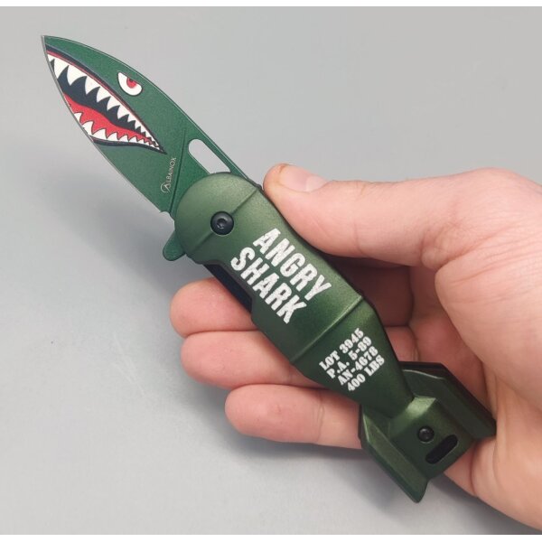 Albainox Angry Shark Stand Taschenmesser