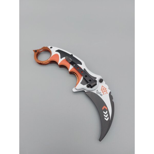 Albainox TRAINING KARAMBIT Aluminium Übungsmesser Trainingsmesser ABS Kunststoff 3D