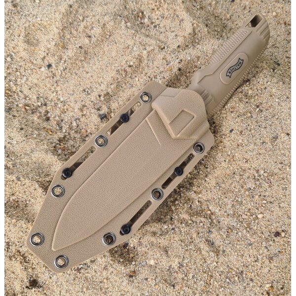 Walther BUK FDE Backup Knife 440C Stahl Polymergriff