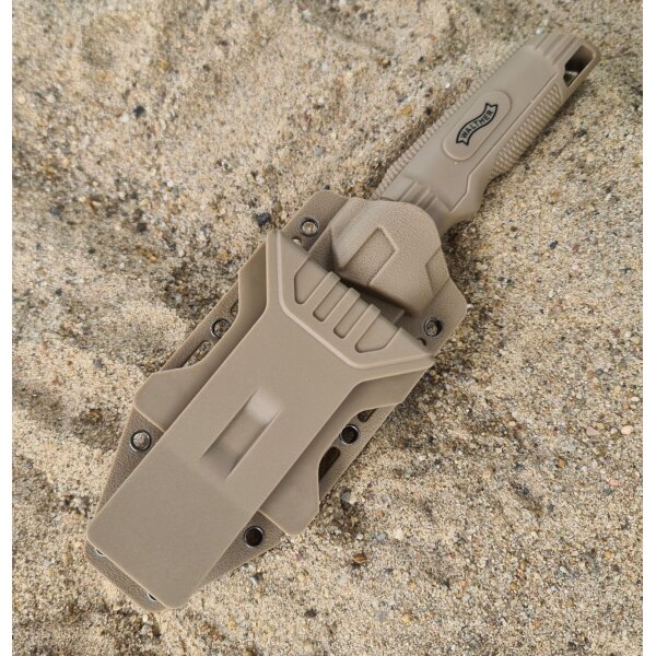Walther BUK FDE Backup Knife 440C Stahl Polymergriff