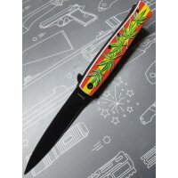 Albainox 3D Cannabis-Embleme Taschenmesser Marihuana 420...