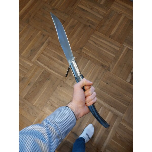 Albainox Arabe Gigante Azul Messer XXL Taschenmesser 3Cr13MoV Stahl Staminaholz