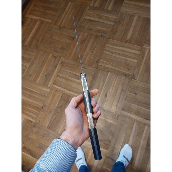 Albainox Arabe Gigante Azul Messer XXL Taschenmesser 3Cr13MoV Stahl Staminaholz