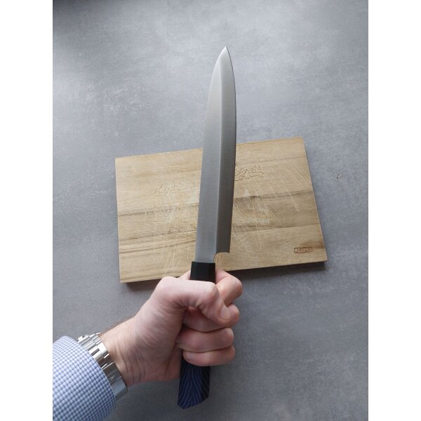 Tokisu Black & Blue Yanagiba Kochmesser