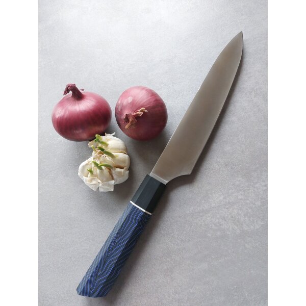Tokisu Black & Blue Gyuto Kochmesser Messer