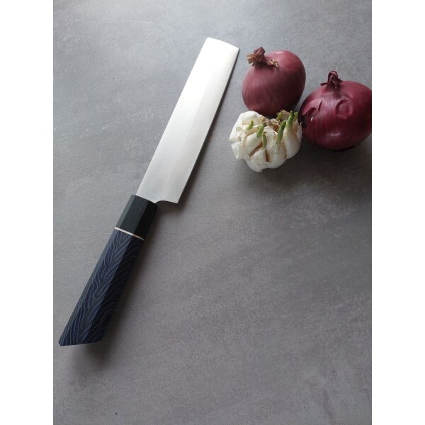 Tokisu Black & Blue Nakiri Kochmesser Messer