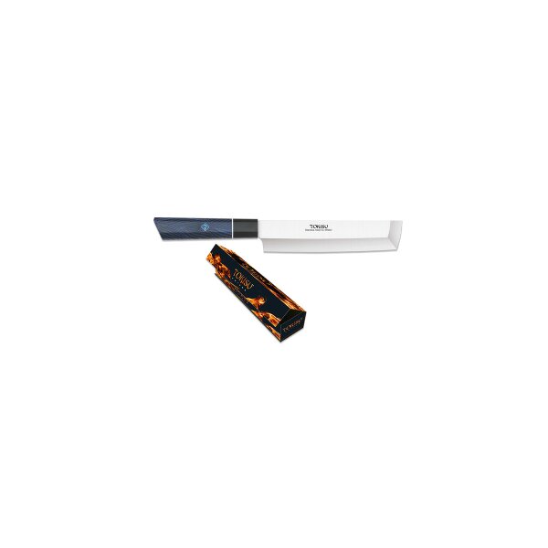 Tokisu Black & Blue Nakiri Kochmesser Messer