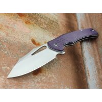 CIVIVI BullTusk Purple Canvas Micarta 14C28N Stahl