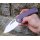 CIVIVI BullTusk Purple Canvas Micarta 14C28N Stahl
