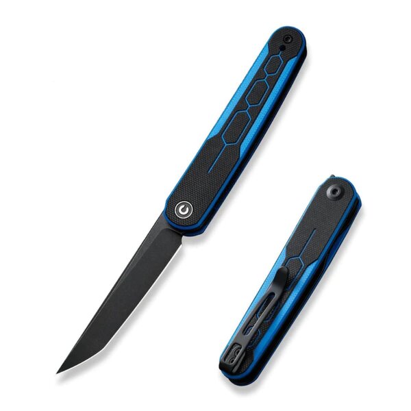 CIVIVI KwaiQ Nitro-V Stahl Black & Blue G10 Flipper