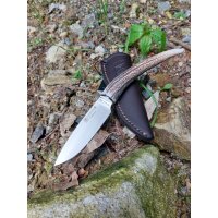 Joker Gabato Jagdmesser Messer mit Hirschhorn Fixed...