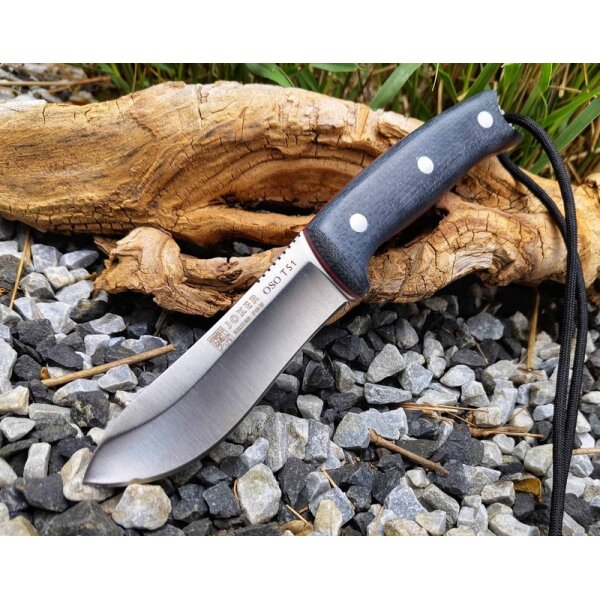 Joker Oso TS1 Black Yute Micarta + Lederscheide