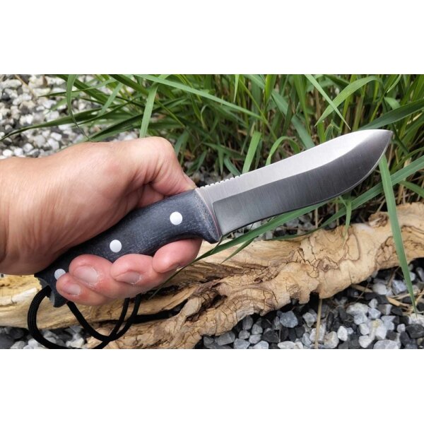 Joker Oso TS1 Black Yute Micarta + Lederscheide