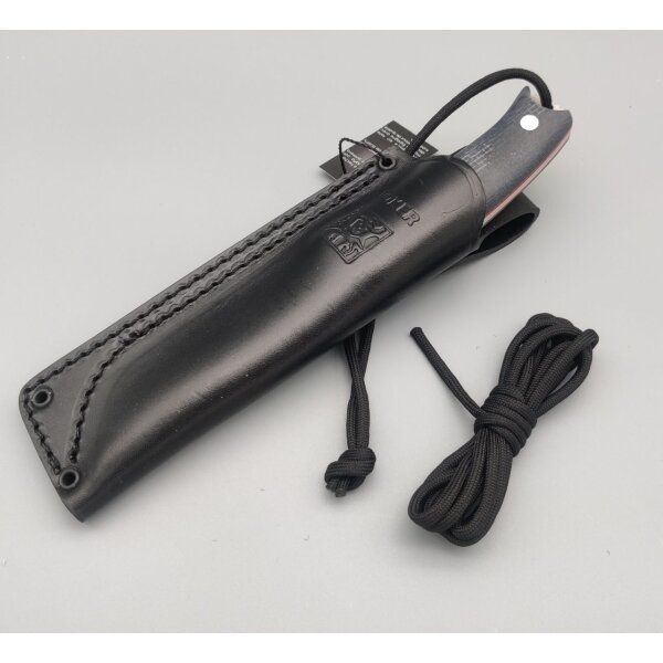 Joker Oso TS1 Black Yute Micarta + Lederscheide