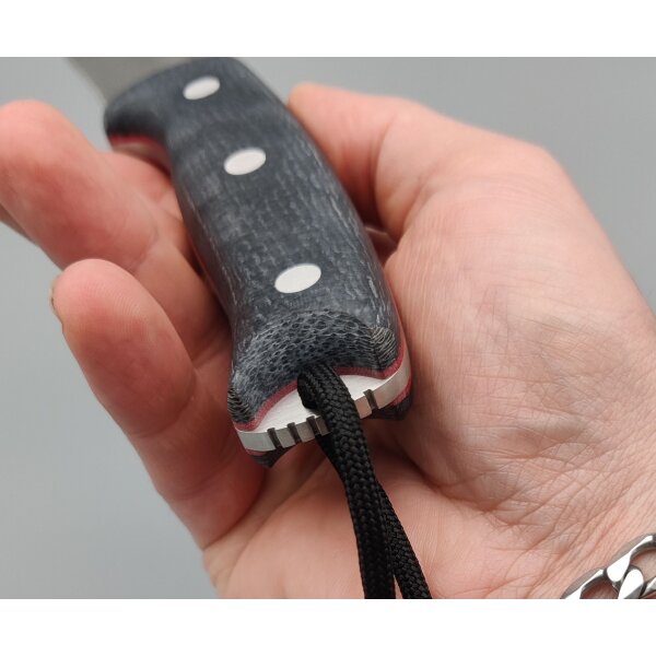 Joker Oso TS1 Black Yute Micarta + Lederscheide