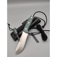 Joker Oso TS1 Jagdmesser Green Micarta + Lederscheide...