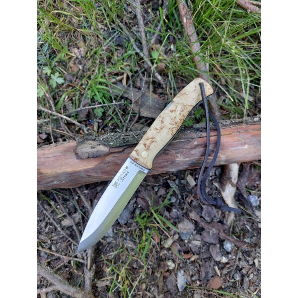 Joker Artica Scandi Backlock Taschenmesser Curly Birch