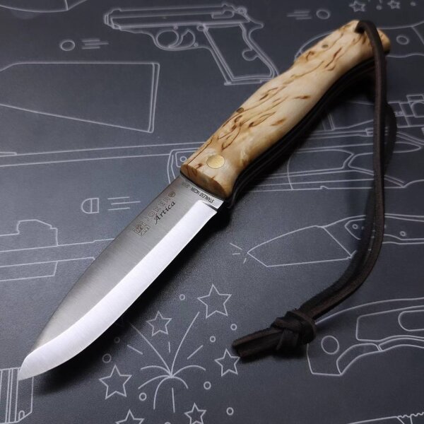 Joker Artica Scandi Backlock Taschenmesser Curly Birch