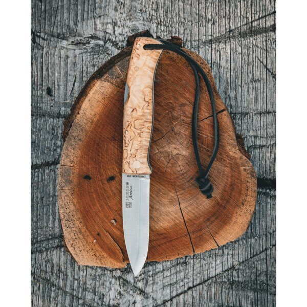 Joker Artica Scandi Backlock Taschenmesser Curly Birch