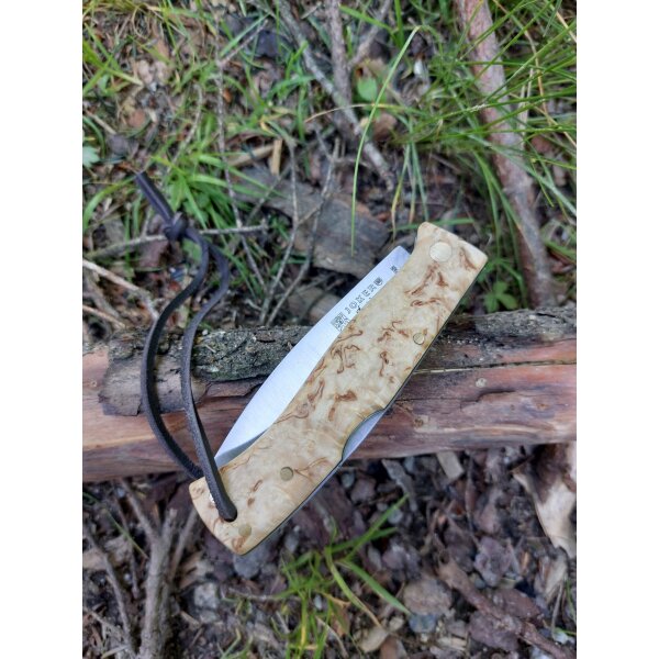 Joker Artica Scandi Backlock Taschenmesser Curly Birch