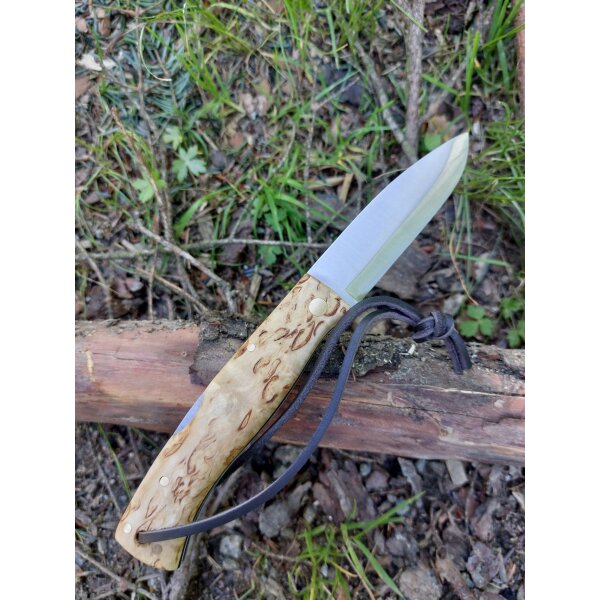 Joker Artica Scandi Backlock Taschenmesser Curly Birch