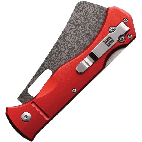 Rough Ryder Sous Chef Cleaver Lockback Damast