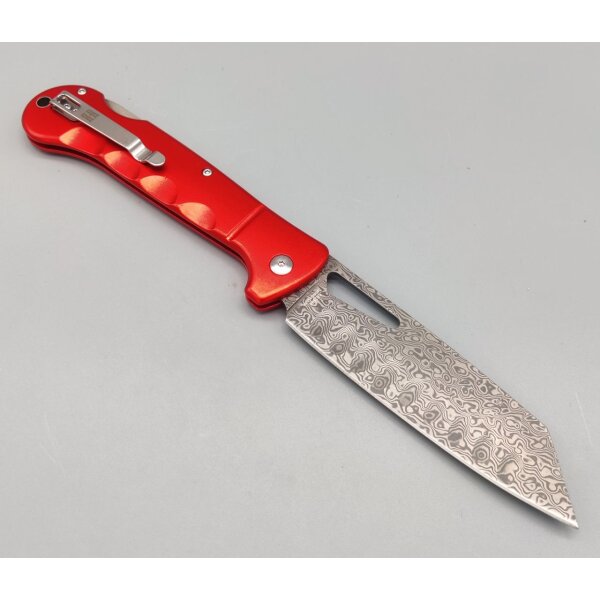 Rough Ryder Sous Chef Santoku Lockback Damast
