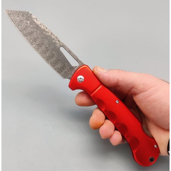 Rough Ryder Sous Chef Santoku Lockback Damast