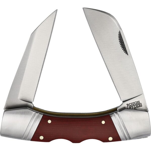 Rough Ryder Double Lockhorn Lockback Taschenmesser Messer
