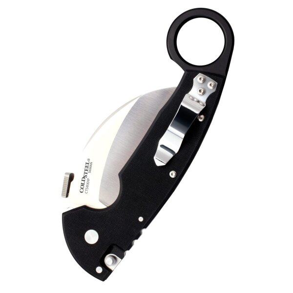 Cold Steel Tiger Claw Karambit Tri-Ad Lock Serrated Edge Wellenschliff CTS XHP