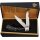 Rough Ryder Black Reserve Bearhead Saddle Horn Pakkawood RR2571 Doctor Knife Sammlernbox