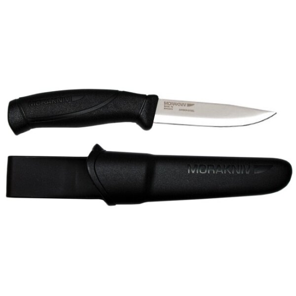 Morakniv COMPANION Jagdmesser (S) Black Schwarz Stainless Steel Made in Sweden