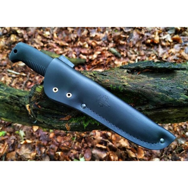 Peltonen Knives M95 Ranger Puuko Schwarz Tactical Knife Lederscheide