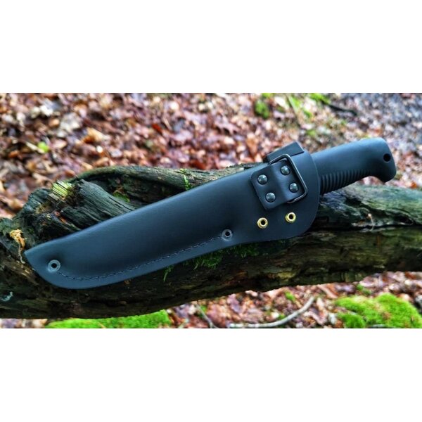 Peltonen Knives M95 Ranger Puuko Schwarz Tactical Knife Lederscheide