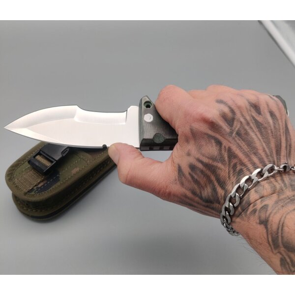 J&V Forester Knives Raptor Camo Verde großes Taschenmesser Camouflage