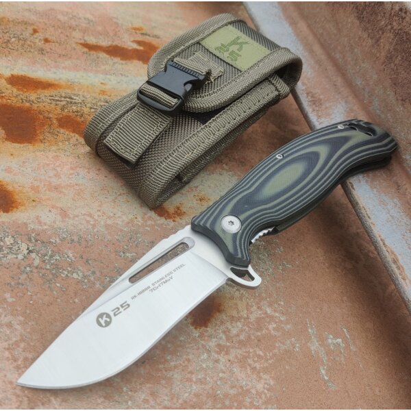 K25 Moss Grounder Campingmesser