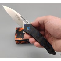 Tokisu Mottainai Taschenmesser D2 Stahl Blue Carbon