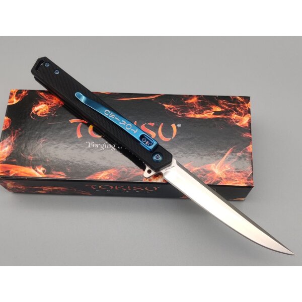 Tokisu Yugen Flipper 7Cr17MoV Stahl G10 Griff