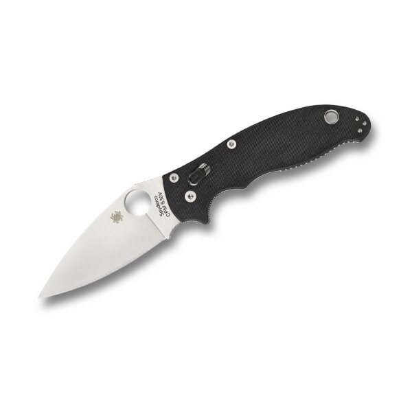 Spyderco Manix 2 Plain G10 schwarz Made in USA Taschenmesser Messer 01SP618