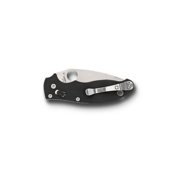 Spyderco Manix 2 Plain G10 schwarz Made in USA Taschenmesser Messer 01SP618