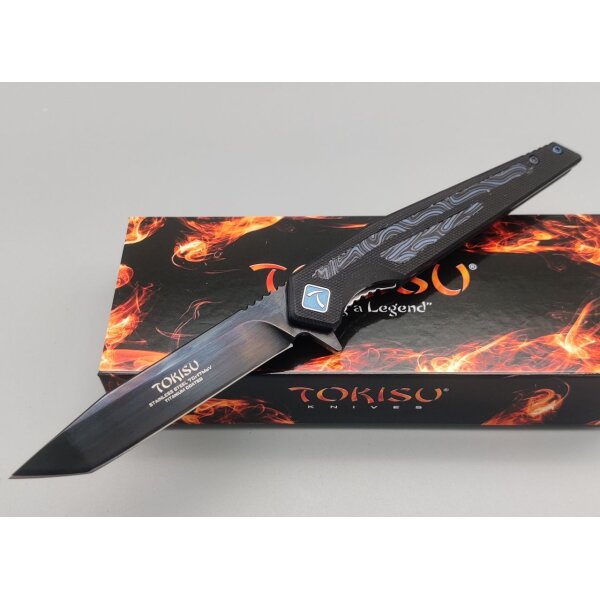 Tokisu Natsukashi Flipper 7Cr17MoV Stahl G10 Griff