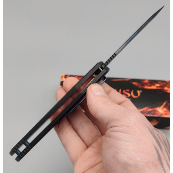 Tokisu Natsukashi Flipper 7Cr17MoV Stahl G10 Griff