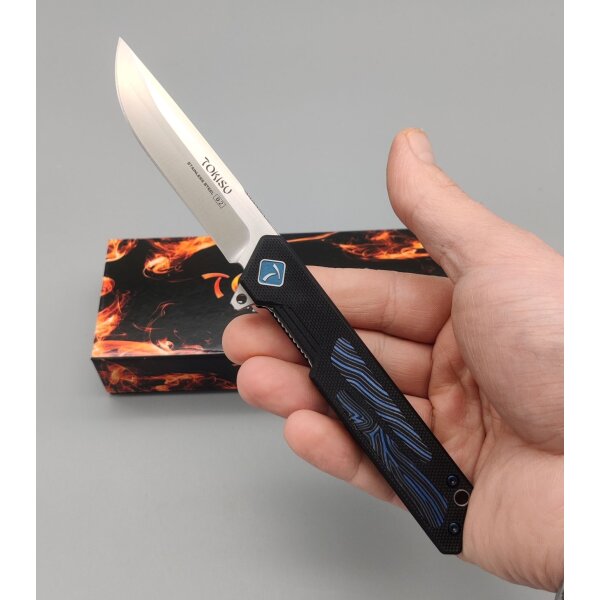 Tokisu Shibui Flipper D2 Stahl G10 Griff